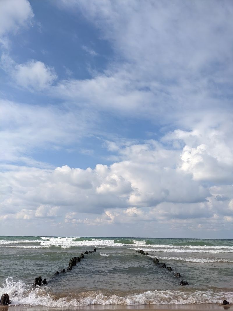 The Kalamazoo River and the Old Pier Nearby