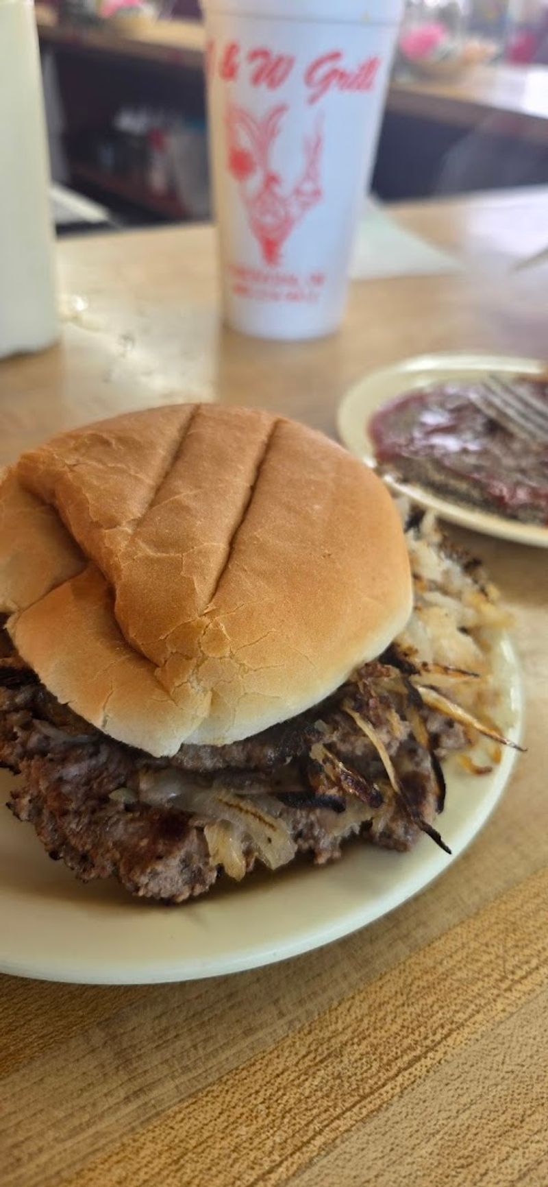 The Famous Fried Onion Burger