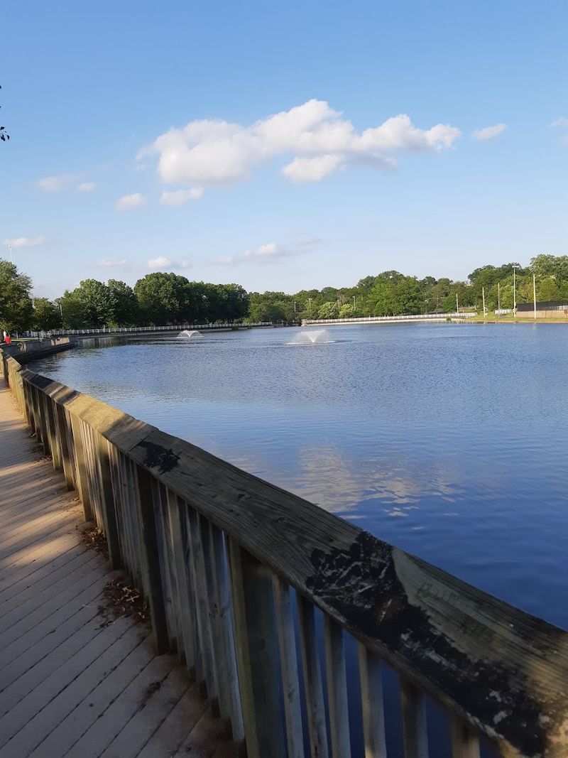 The lake is the anchor