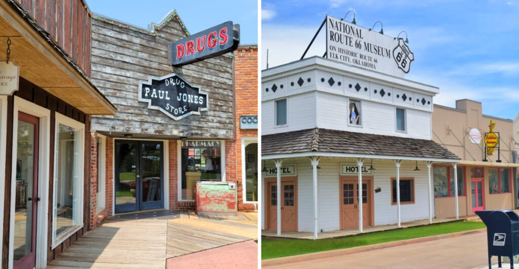 An Entire Old Town Setting Has Been Rebuilt in This Part of Oklahoma