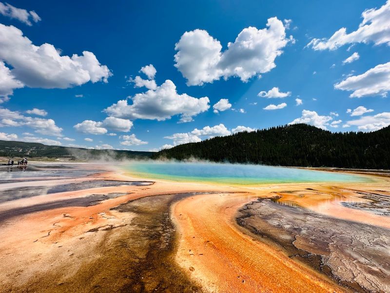 Grand Prismatic Spring's Rainbow Ring (Wyoming, USA)