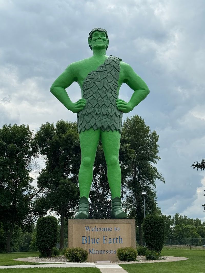 Jolly Green Giant Museum and Statue - Blue Earth, Minnesota