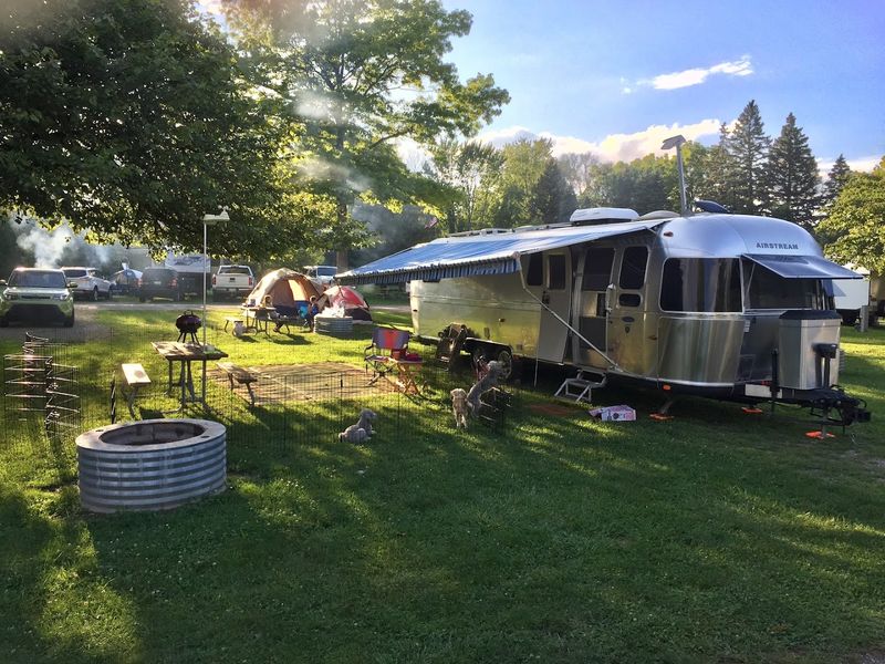 Camping Options from Full Hook-Ups to Wagon Wheel Privacy