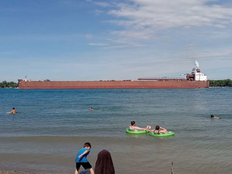 The Beach Day Use Area on the St. Clair River