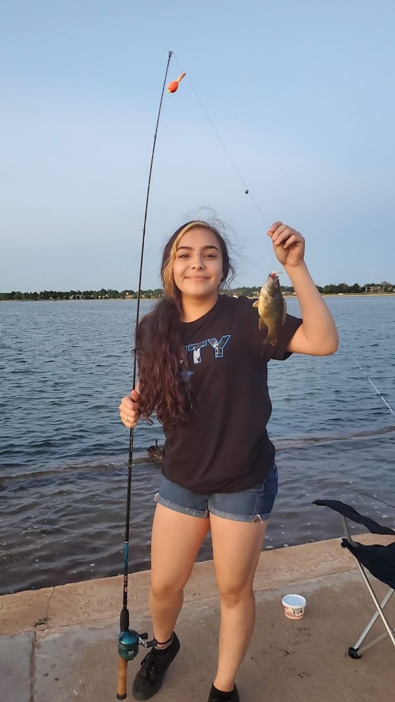 Fishing on Lake Hefner