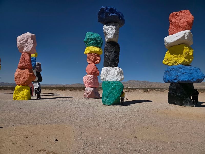 Seven Magic Mountains, near Las Vegas, Nevada