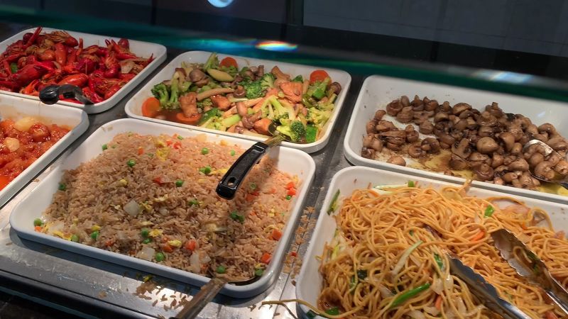 Hot Food Section Beyond the Hibachi