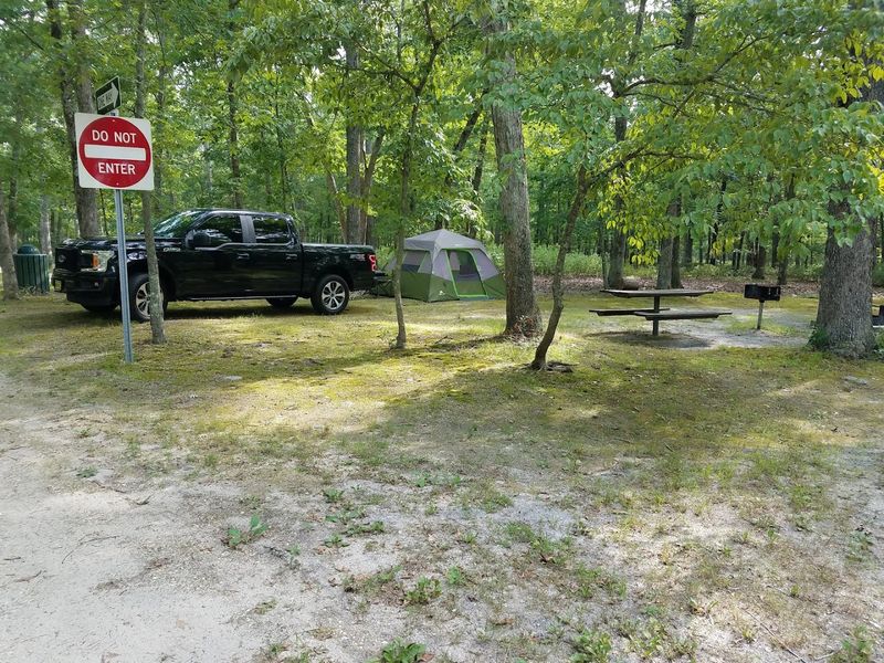 Camping Right on the Lake