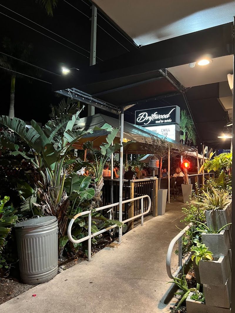 The Backyard Garden Behind the Restaurant