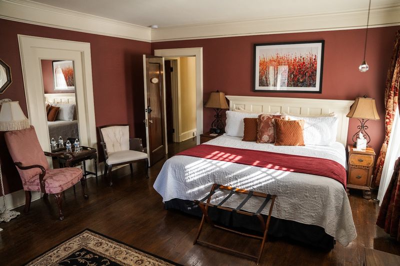 Comfort hides behind the antique charm