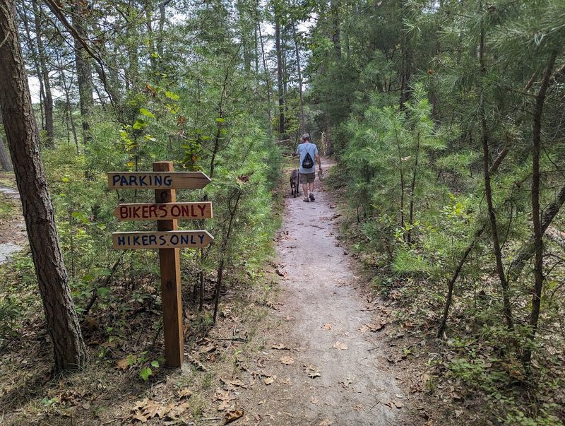 Mountain Biking Trails Run Parallel to the Hiking Paths