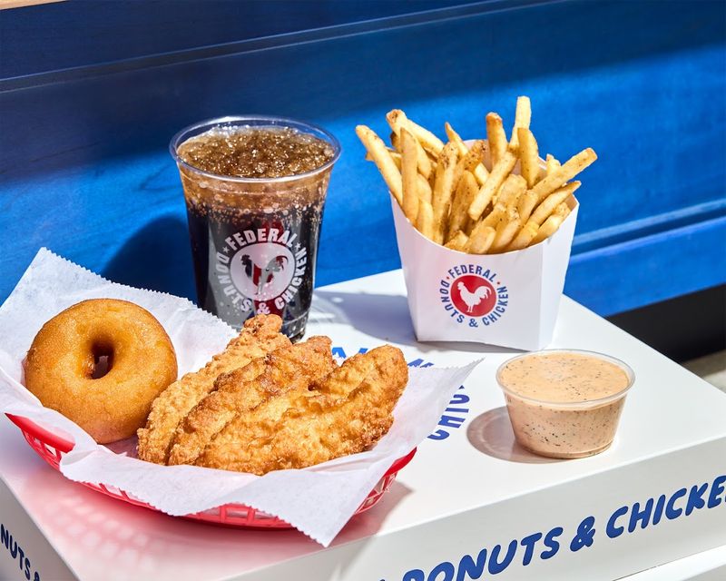 Chicken Tenders and the Honey Donut Combo