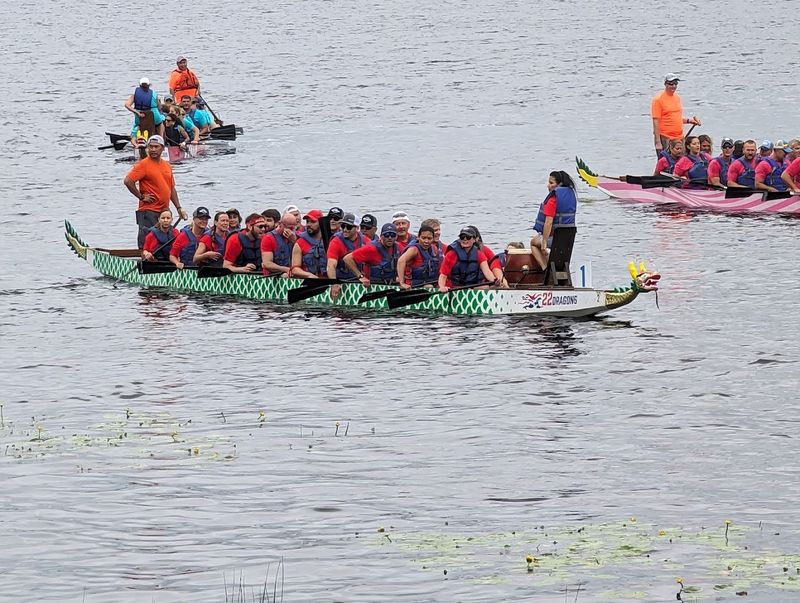 Watching a Crew Race on the Water