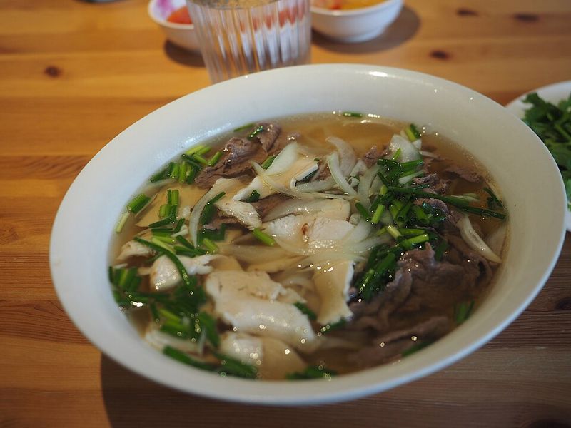 A Bowl of Pho at a No-Frills Restaurant