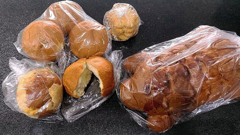Plastic Bread Bags (Saved for Reuse)