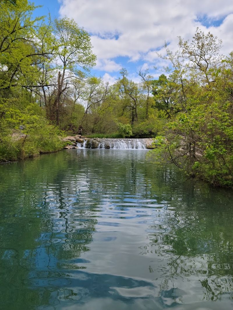 Travertine Creek and the Spring Water