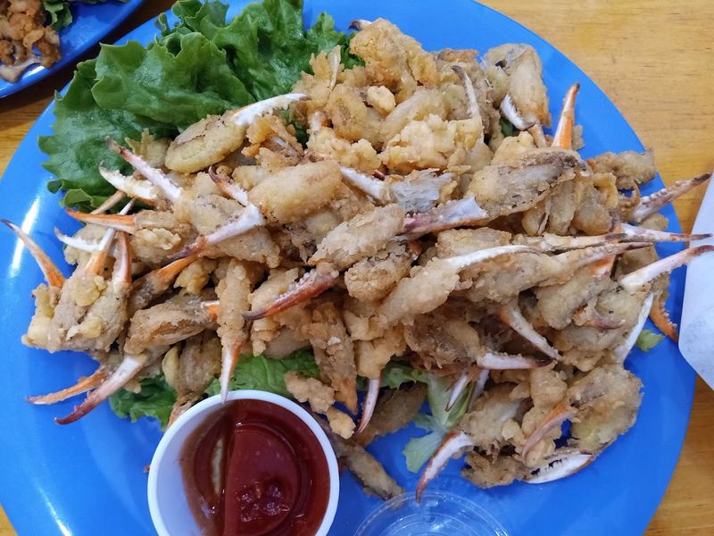 Blue Crab Fingers and Crab Fritters