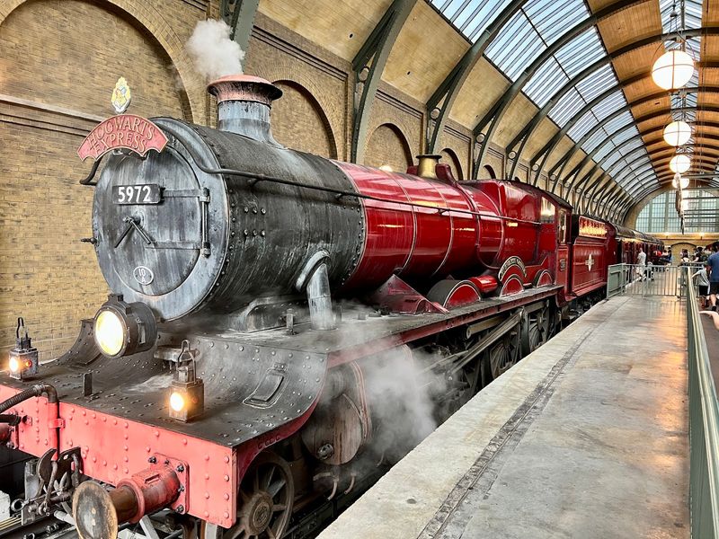 The Hogwarts Express from Kings Cross Station
