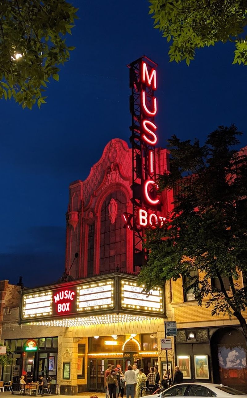 Chicago, IL - Chicago Theatre; Music Box Theatre