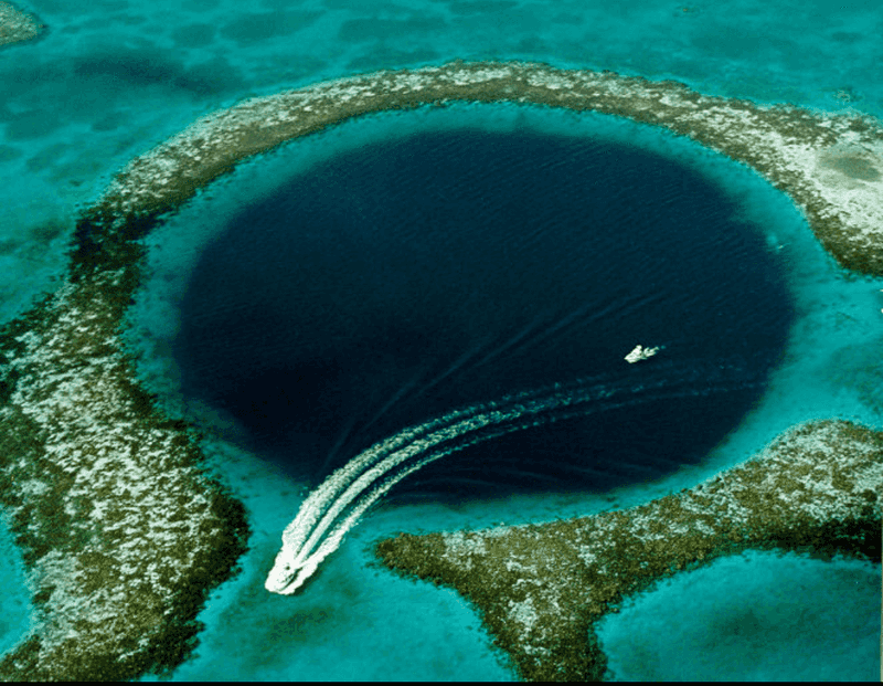 The Great Blue Hole Cave Diving — Belize