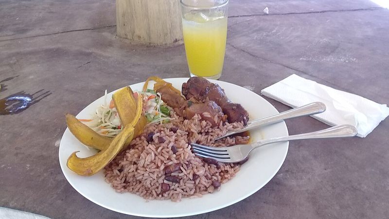 Rice and Beans Plate - Southern & Latin Spots