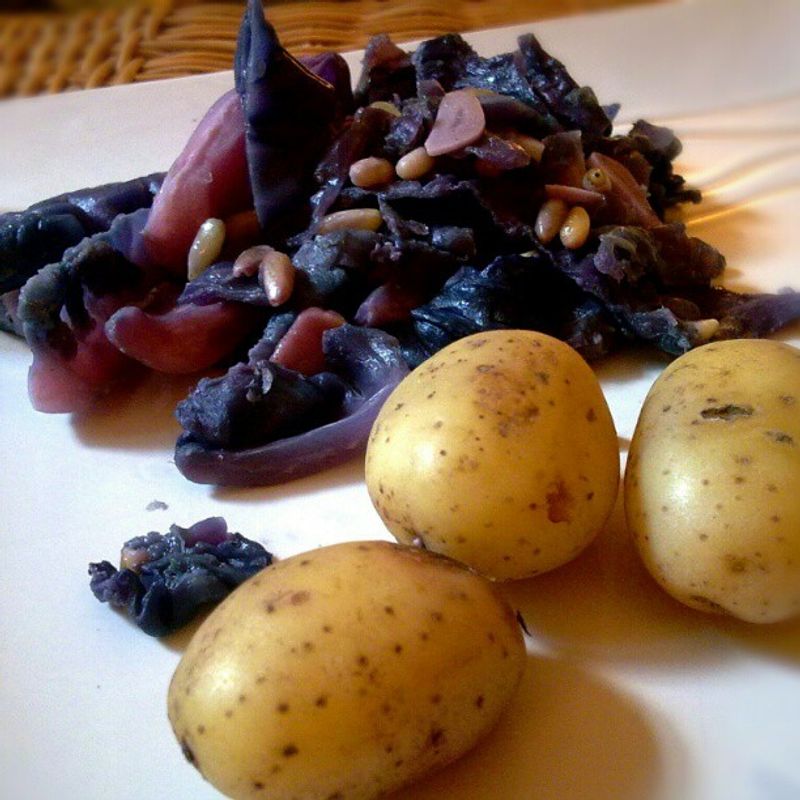 Cabbage and Boiled Vegetables