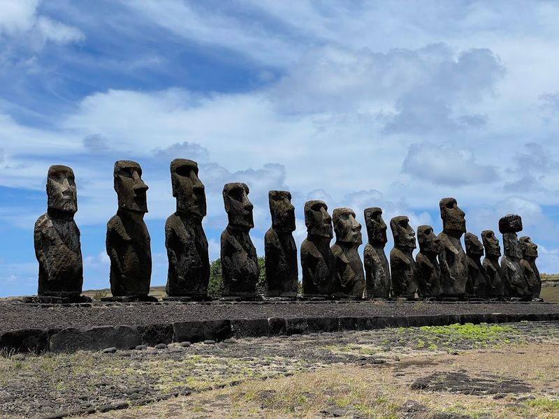 The Moai Statues of Easter Island (Chile)