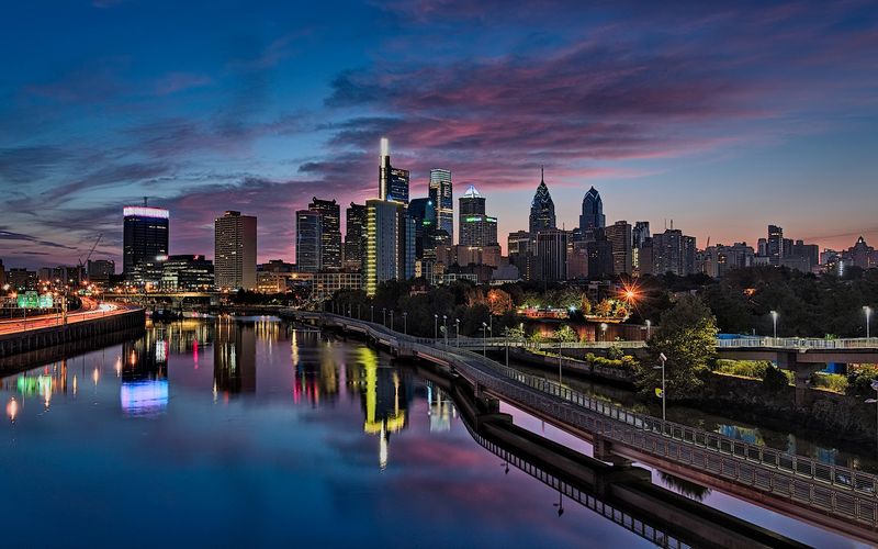 Schuylkill River Trail Boardwalk, Philadelphia, Pennsylvania