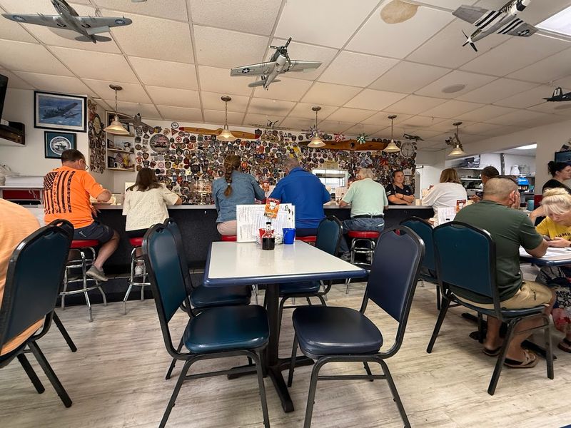 The Flight Deck Diner and Food Options On-Site