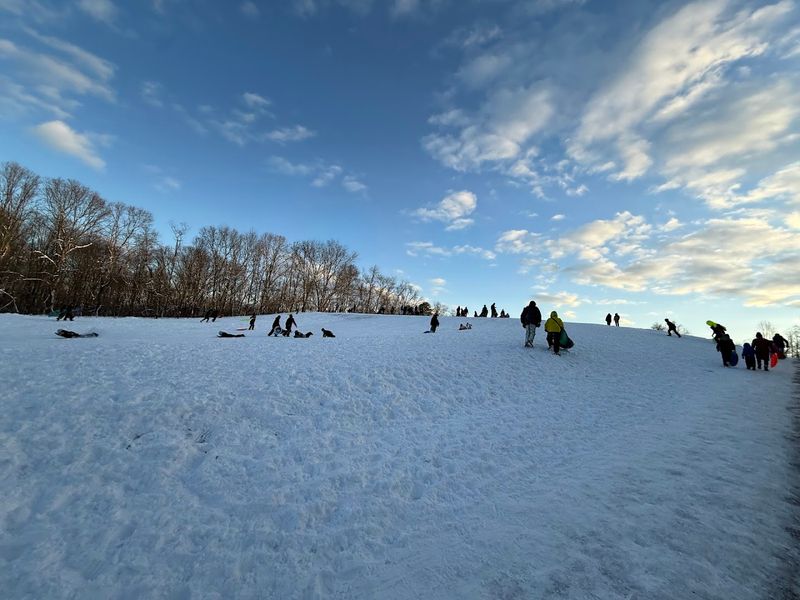 Sledding Hill When Winter Arrives