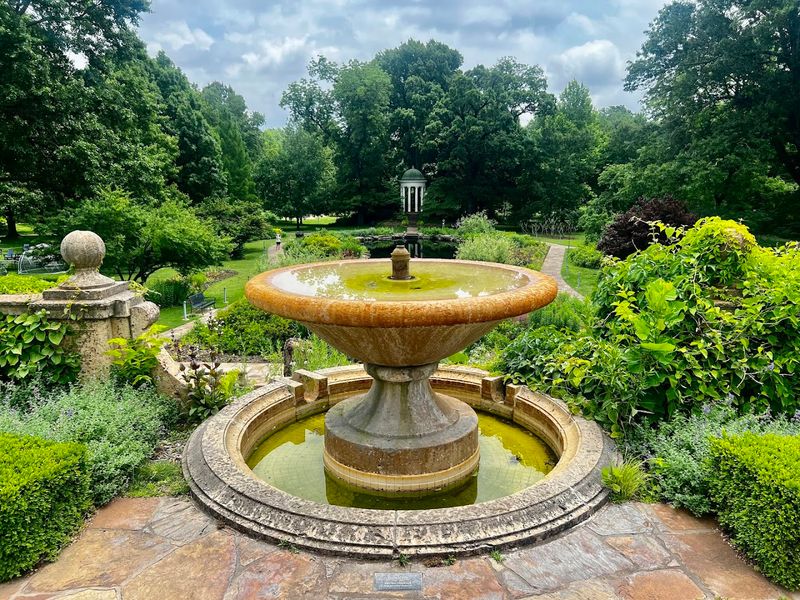 The Koi Pond, Rotunda, and Hidden Garden Corners