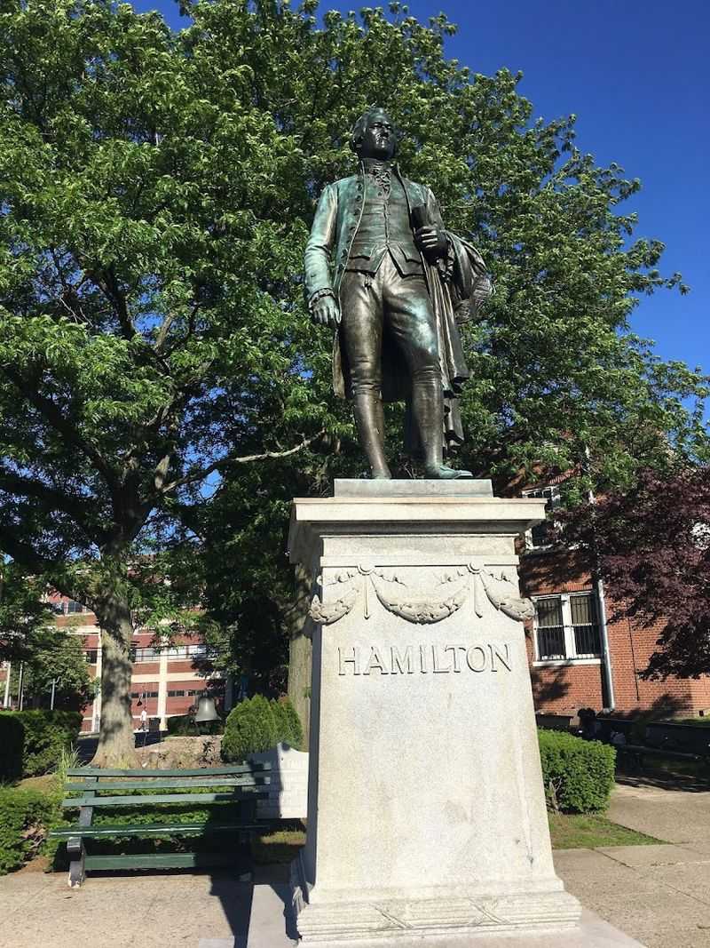 The Hamilton Monument and Historic Details