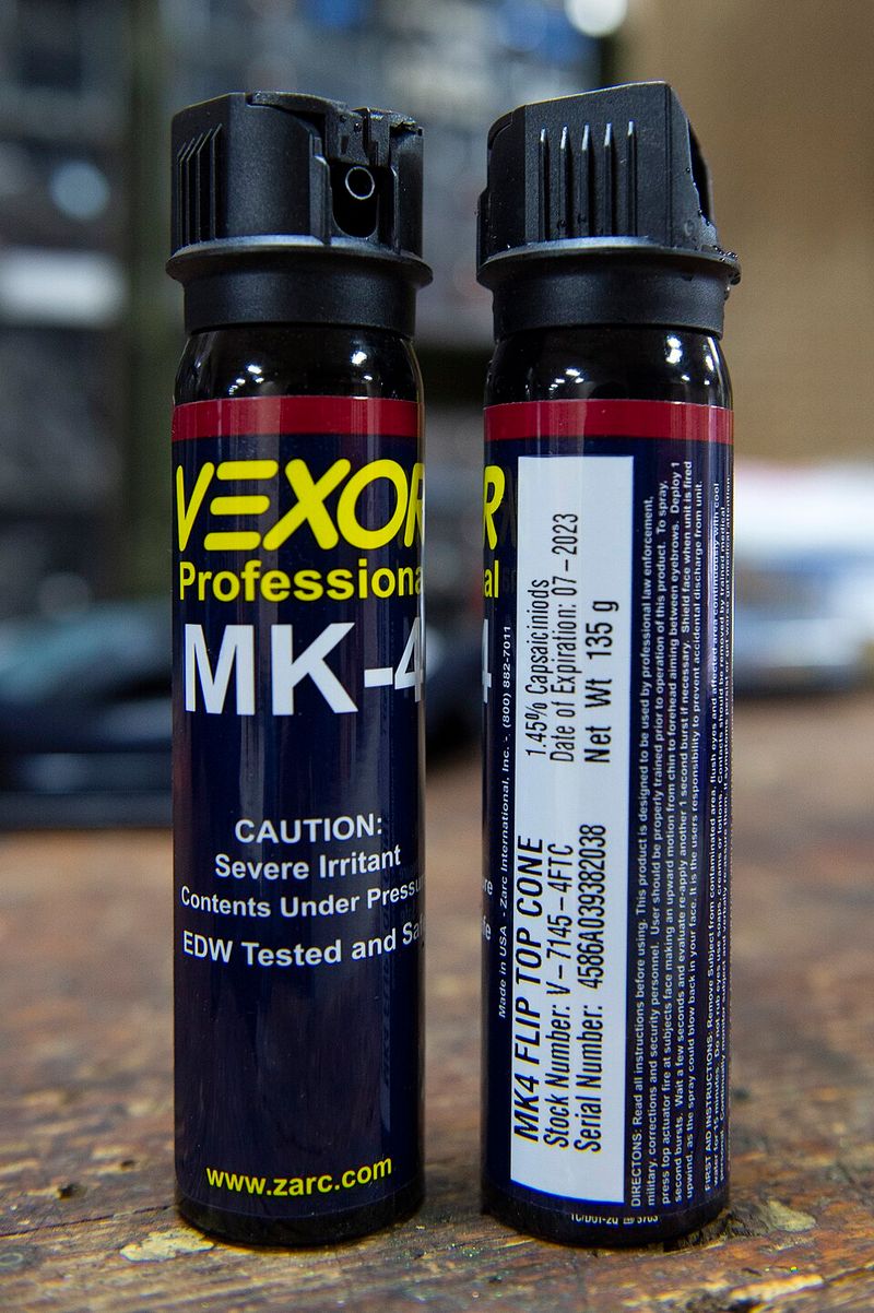 Self-Defense Sprays Like Pepper Spray or Bear Spray