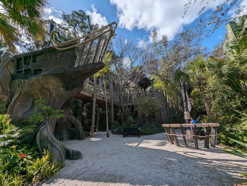 The Children's Play Area and Pirate Ship