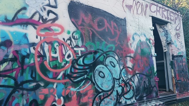 The Graffiti Culture That Grew Around the Ruins