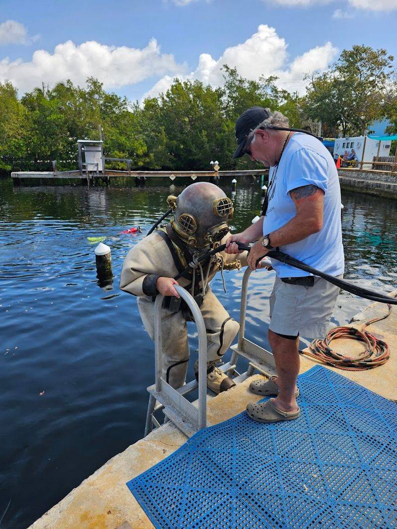 The Navy MK V Dive Helmet Experience