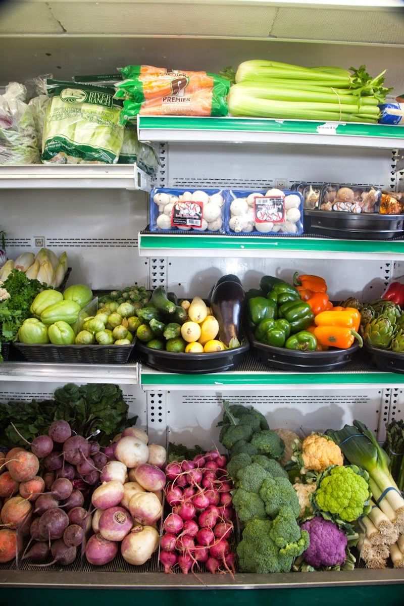 What the Produce Side of the Shop Offers