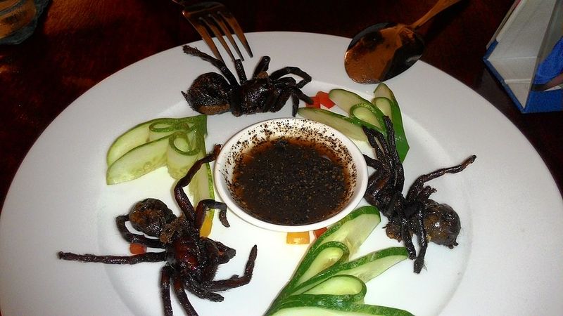 Fried Tarantulas - Cambodia
