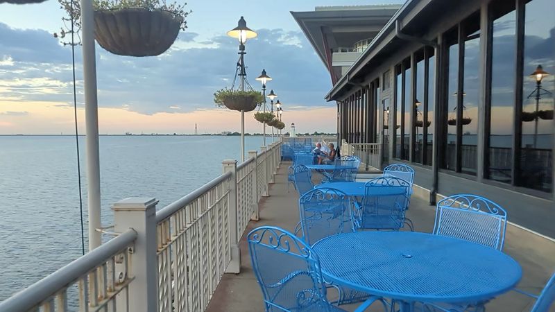 Outdoor Seating and the Lakeside Atmosphere