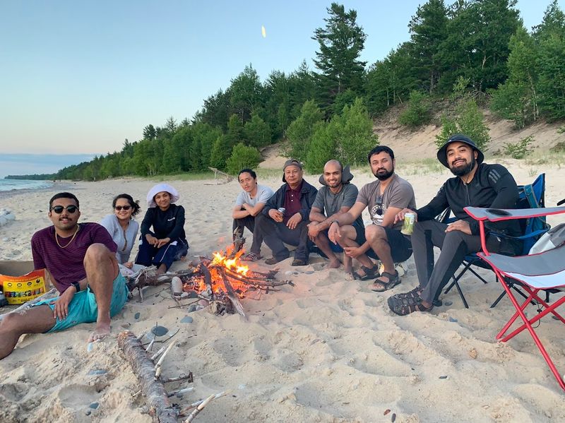 Camping at the Twelvemile Beach Campground