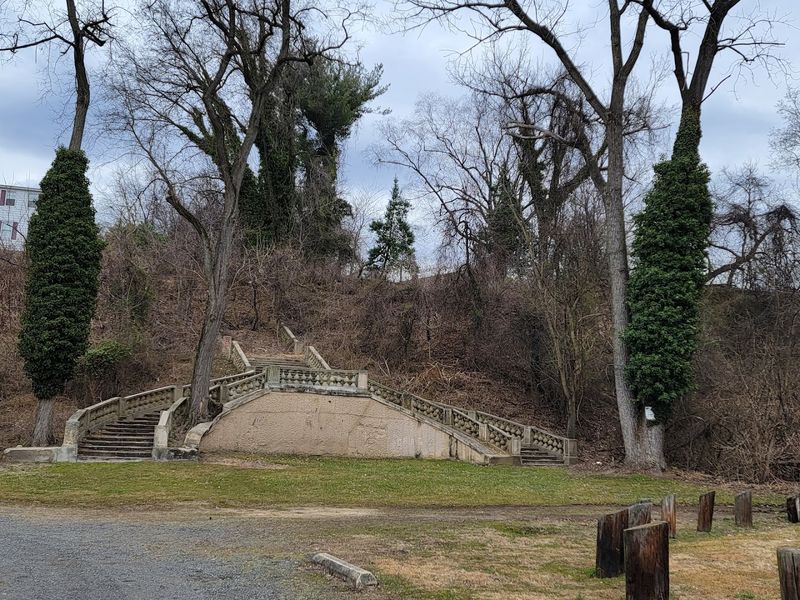 The Famous White City Stairs