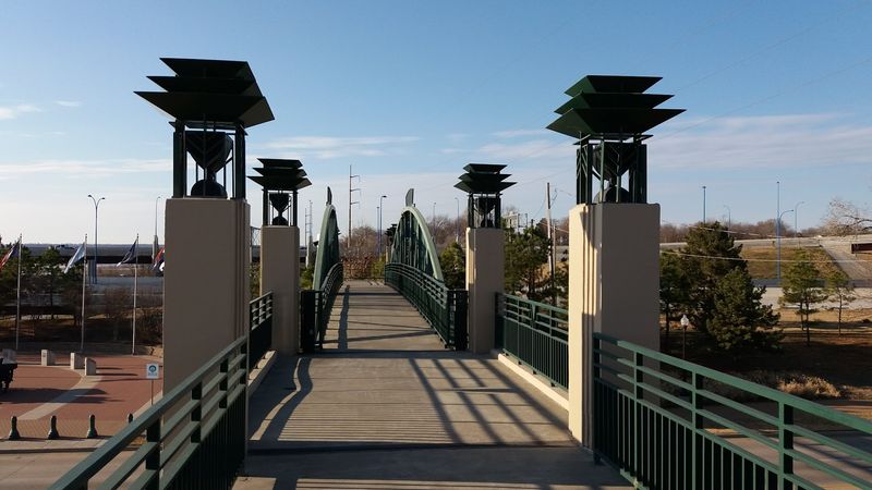 The Pedestrian Bridge and Riverside Trail