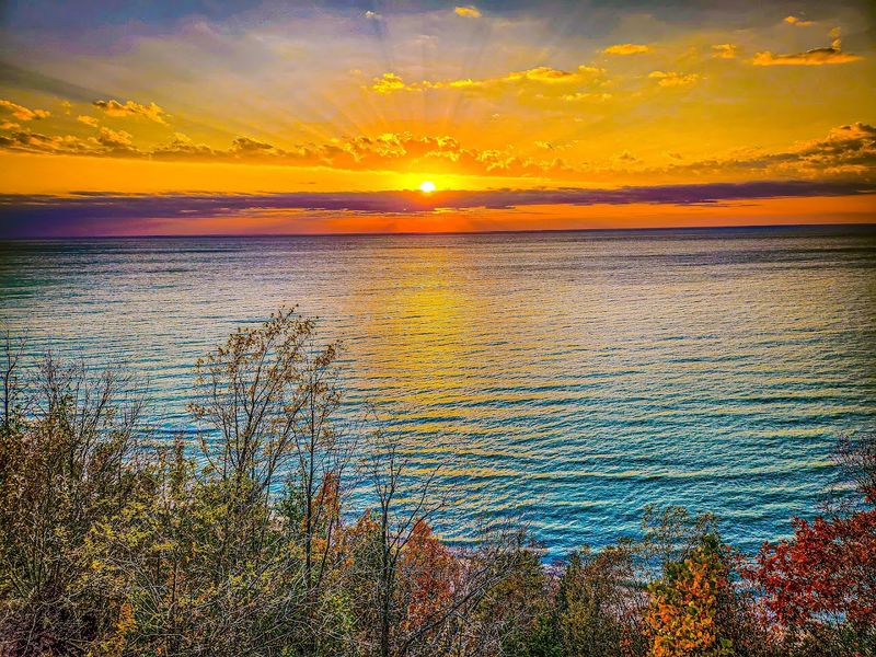 Photographing the Lake From Up Here