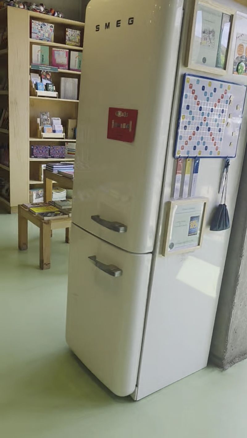 The Vintage Fridge and Unique Decor Details