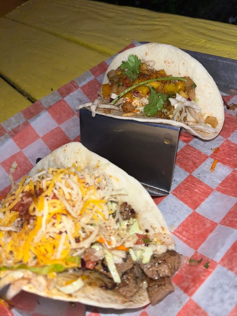 The Kimchi Brisket Taco and the Cheesecake Burrito