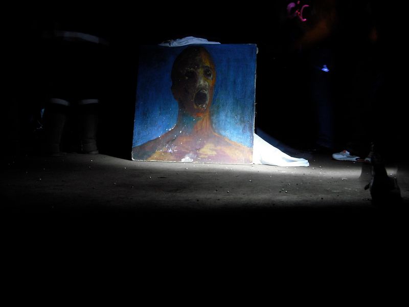 The Anguished Man Painting