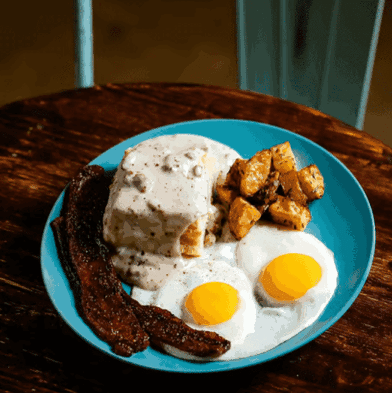 Biscuits, Gravy, and a Side of Candied Bacon