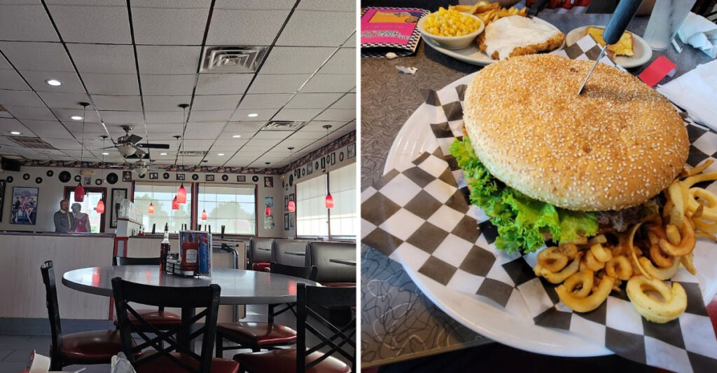 The Giant One-Pound Burger at This Oklahoma Diner Is a Local Legend