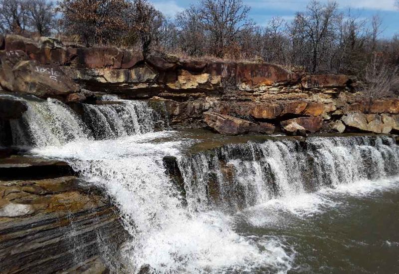Bluestem Lake and the Trail to Bluestem Falls