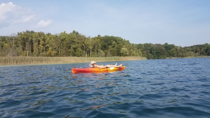 Kayaking and Paddle Boarding on Calm Water